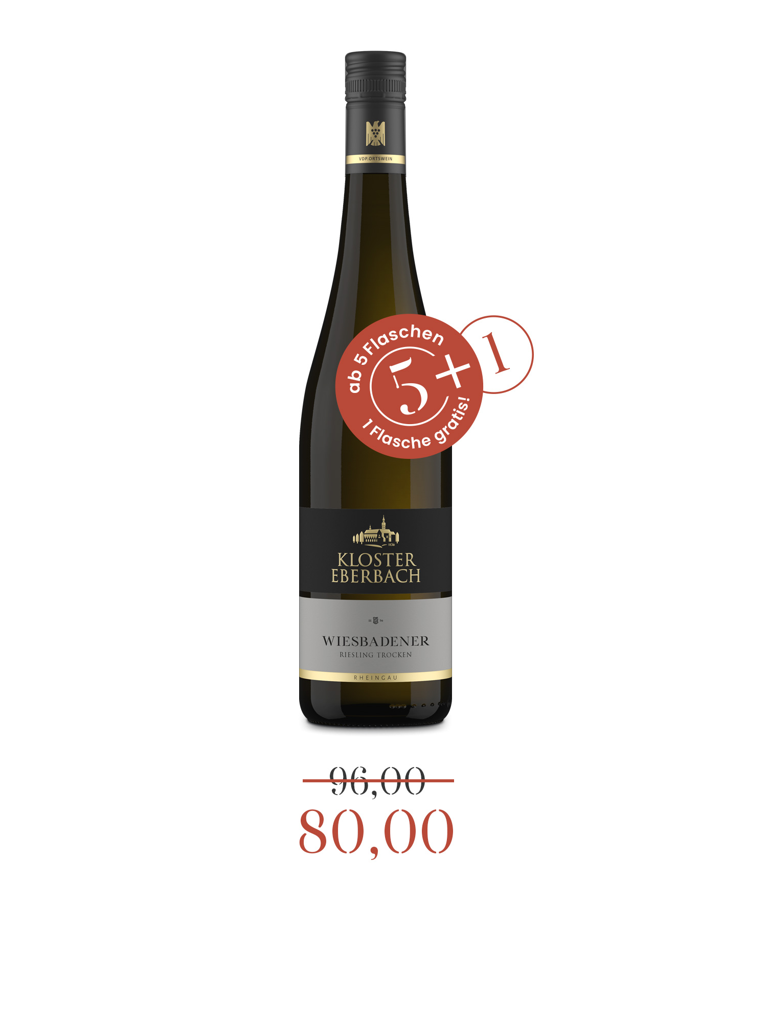 5+1 Aktion 2022 Wiesbadener Neroberg Riesling VDP.ERSTE LAGE®